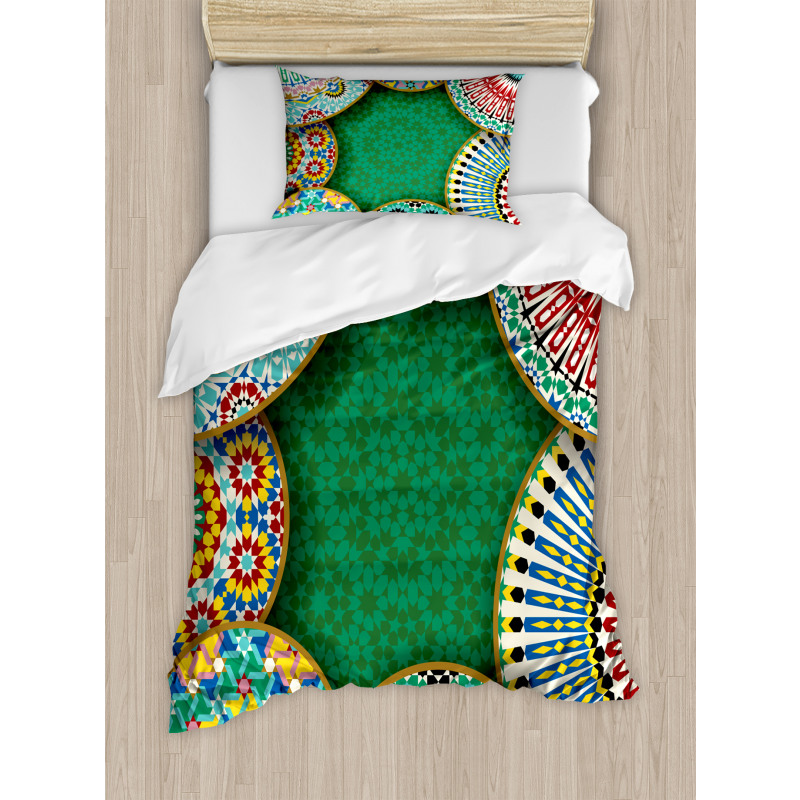 Oriental Hippie Motif Duvet Cover Set