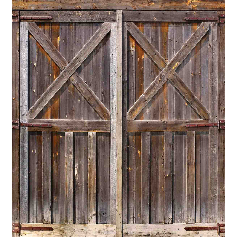 Old Wooden Warehouse Duvet Cover Set