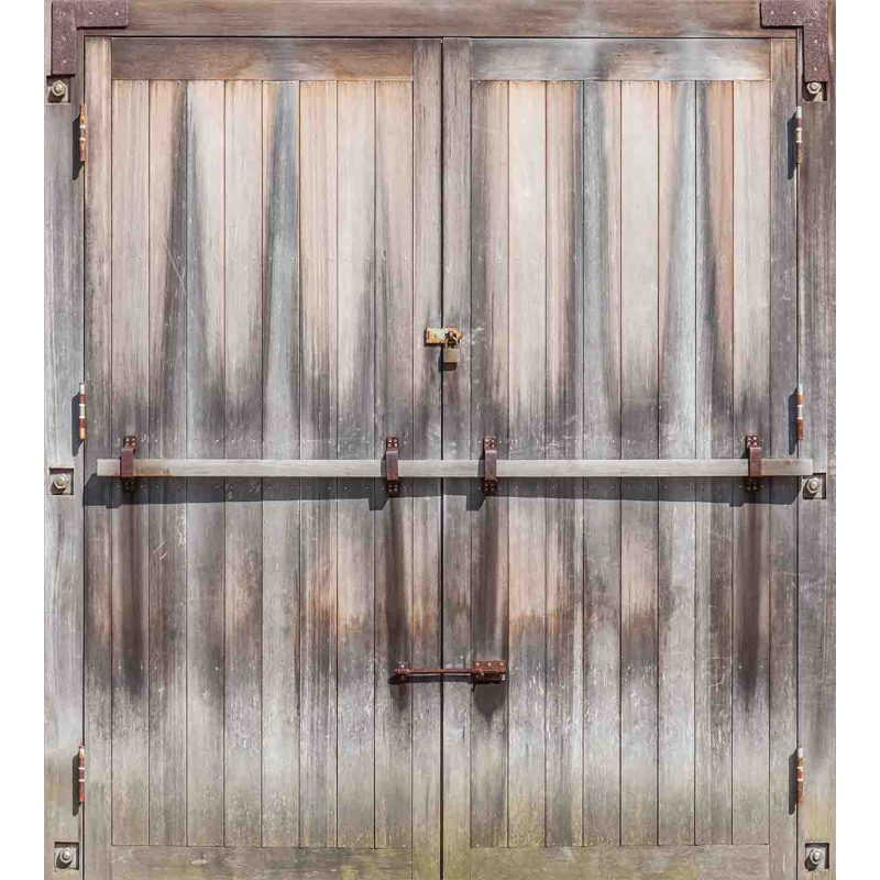 Wooden Oak Country Gate Duvet Cover Set