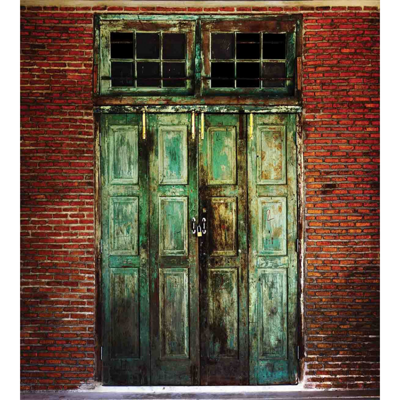 Rusty Old Retro Door Duvet Cover Set
