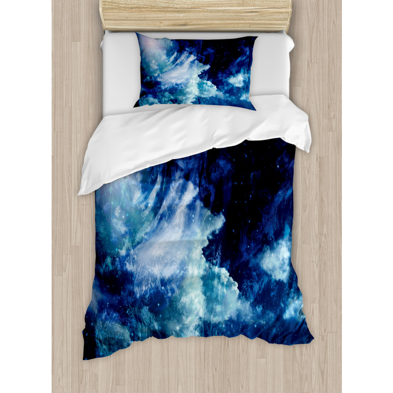 Universe Spiral Galaxy Duvet Cover Set