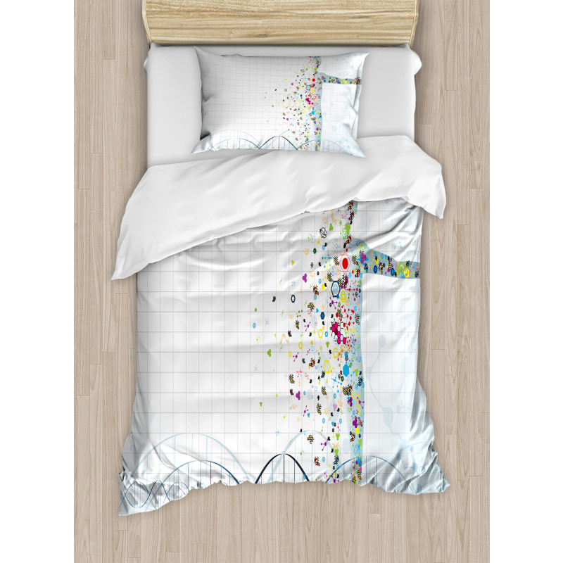 Psychedelic Human Duvet Cover Set