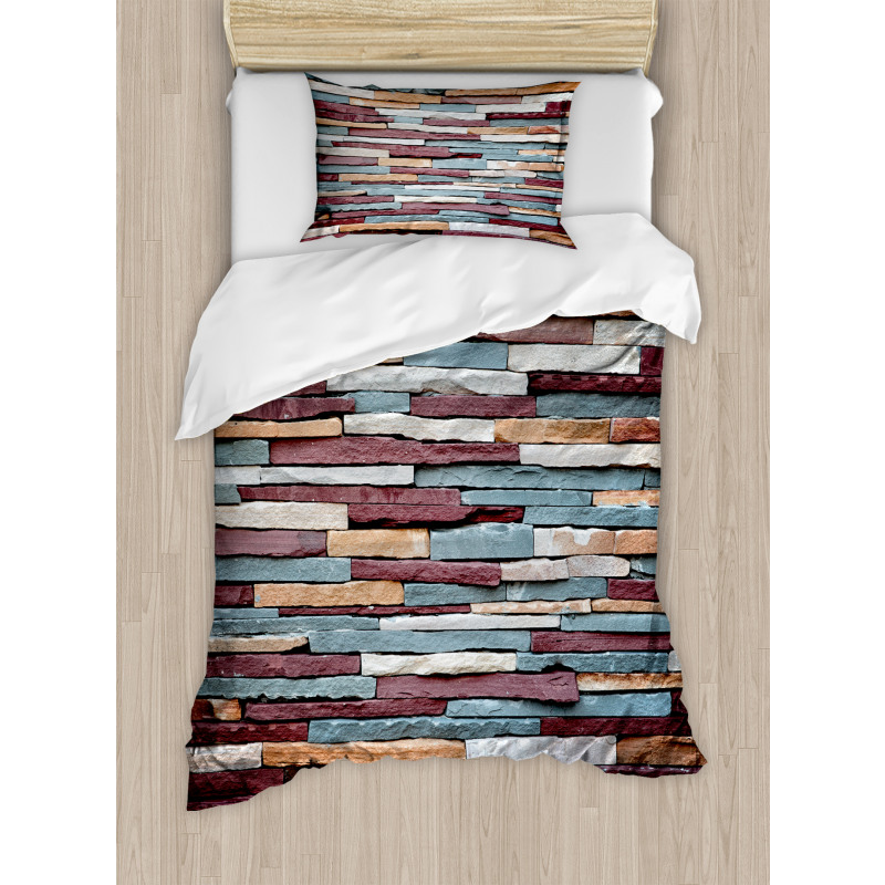 Abstract Colored Stones Duvet Cover Set