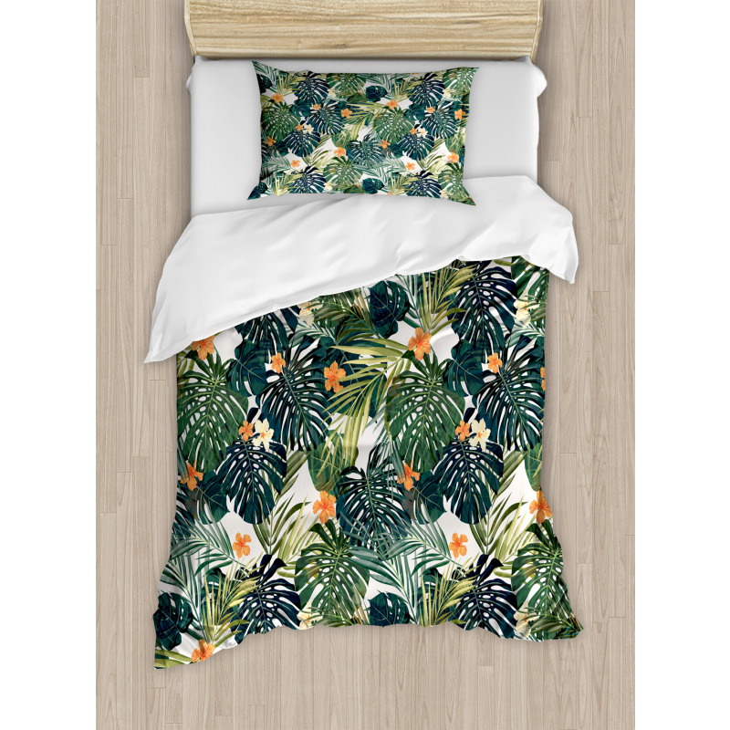 Botanic Tropic Leaves Duvet Cover Set