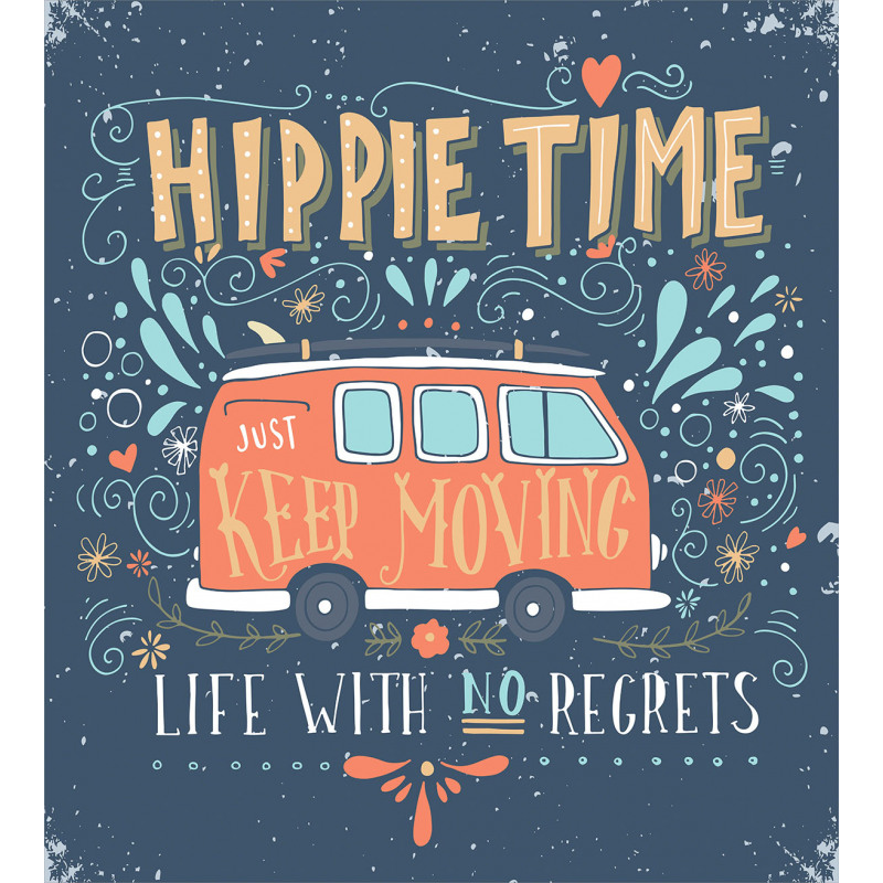 Hippie Words Duvet Cover Set