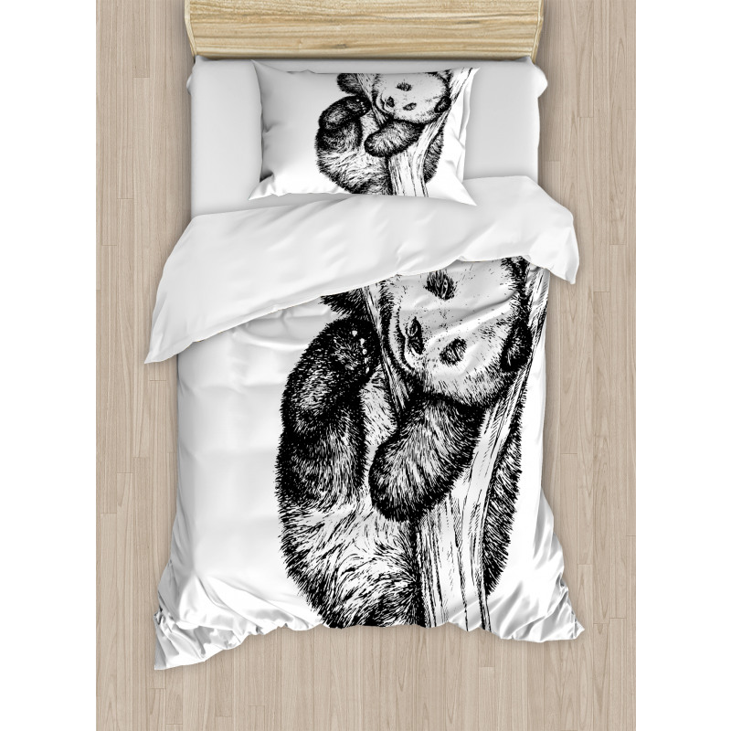 Little Panda Bear Duvet Cover Set