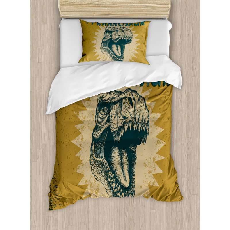 Grunge Style Vintage Duvet Cover Set