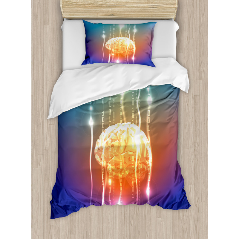 Abstract Binary Digit Duvet Cover Set