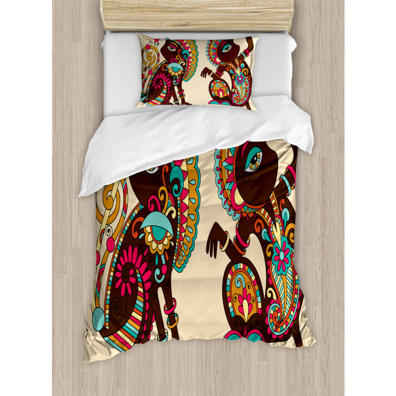 Patterns Monkey Duvet Cover Set