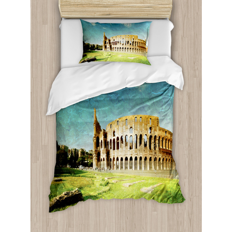 Italian Sunset Rome Duvet Cover Set