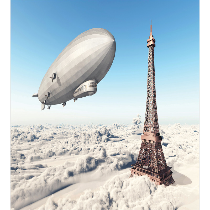 French Paris Eiffel Tower Duvet Cover Set