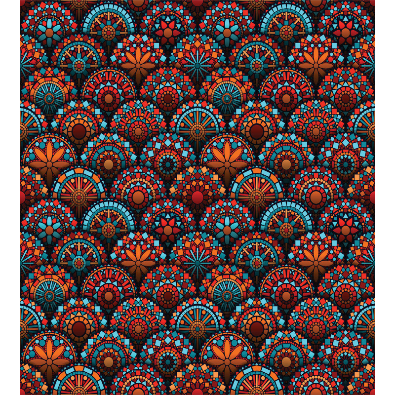 Geometric Floral Forms Duvet Cover Set