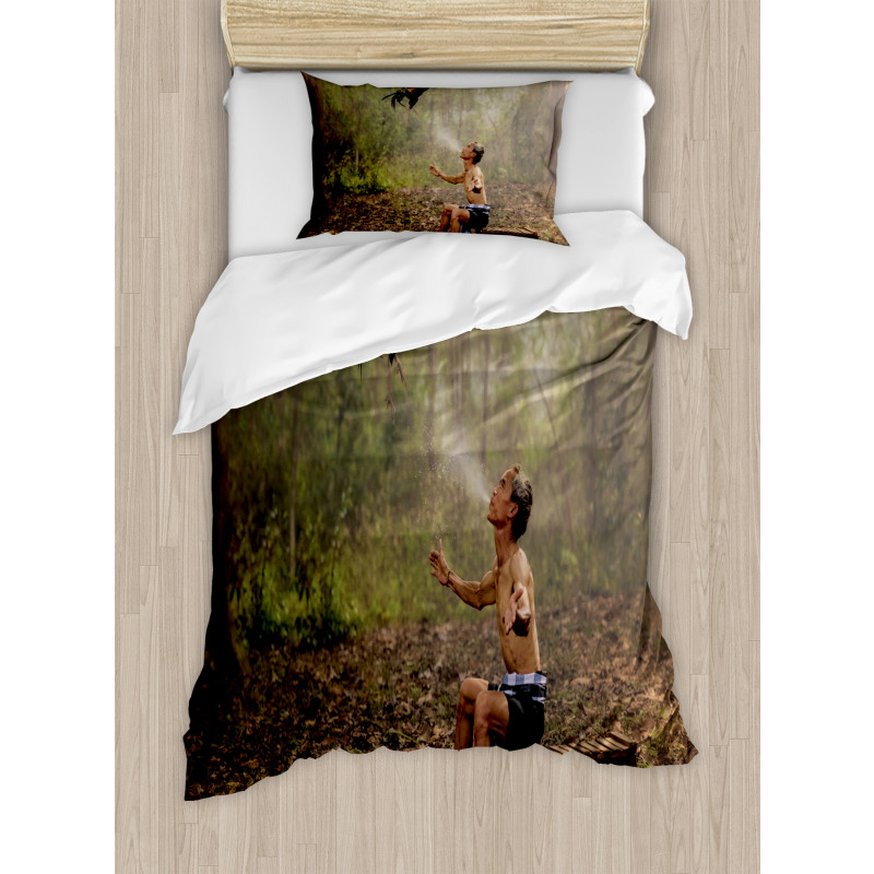 Forest Birds Eco Duvet Cover Set