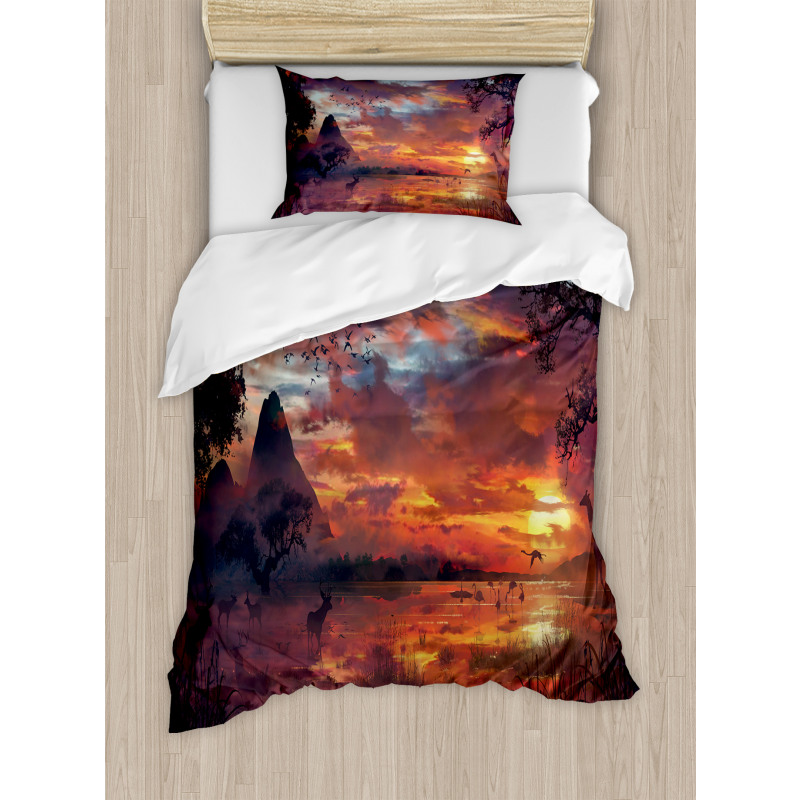 Safari Wild Forest Duvet Cover Set