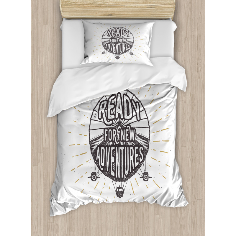 Motivational Adventure Duvet Cover Set