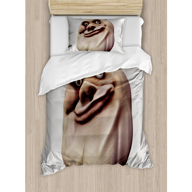 Awkward Meme Ugly Face Duvet Cover Set