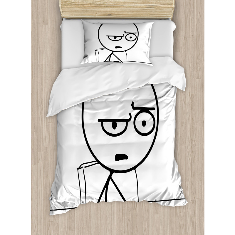 So What Guy Meme Face Duvet Cover Set