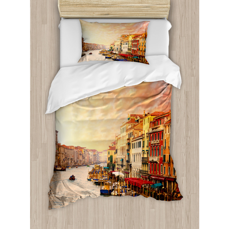 Italian Venezia Image Duvet Cover Set