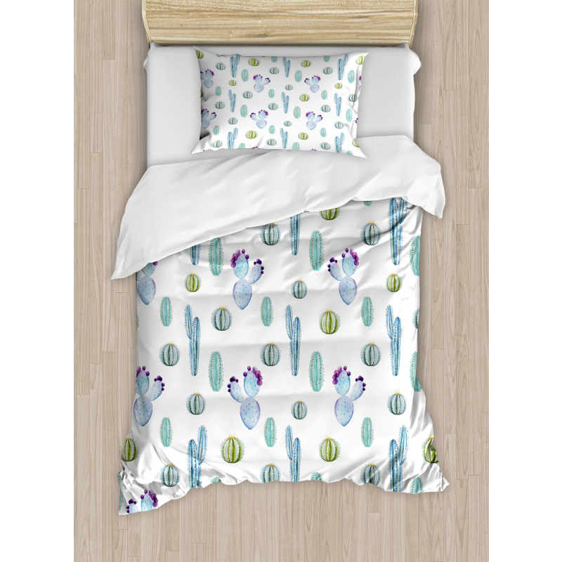 Botanic Desert Flowers Duvet Cover Set