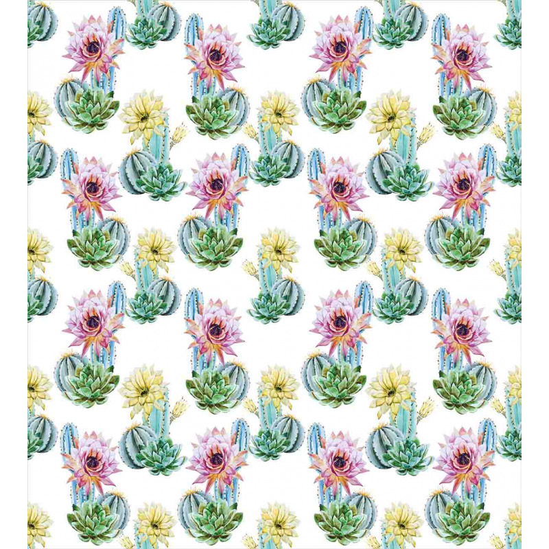 Mexican Plant Cactus Duvet Cover Set