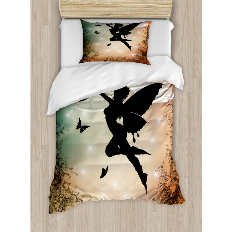 Fairy and Butterfly Wing Duvet Cover Set