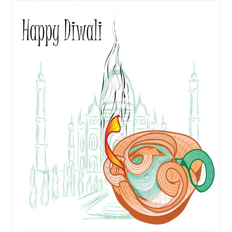 Sketchy Diwali Duvet Cover Set