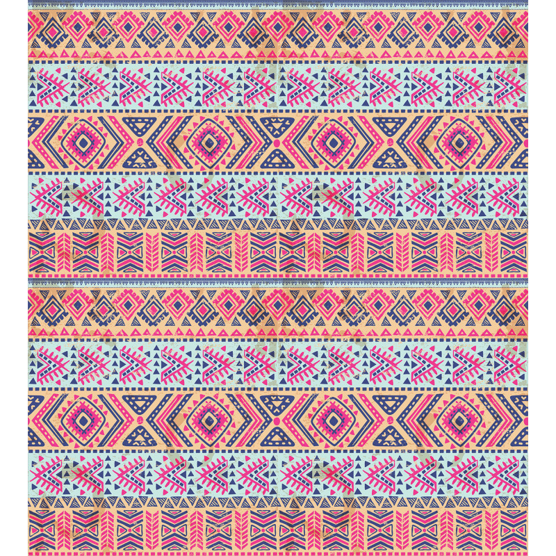 Retro Spring Aztec Art Duvet Cover Set