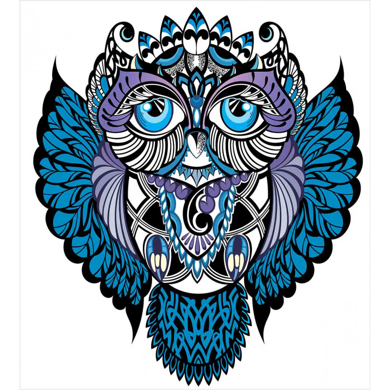 Owl Bird Animal Tattoo Duvet Cover Set