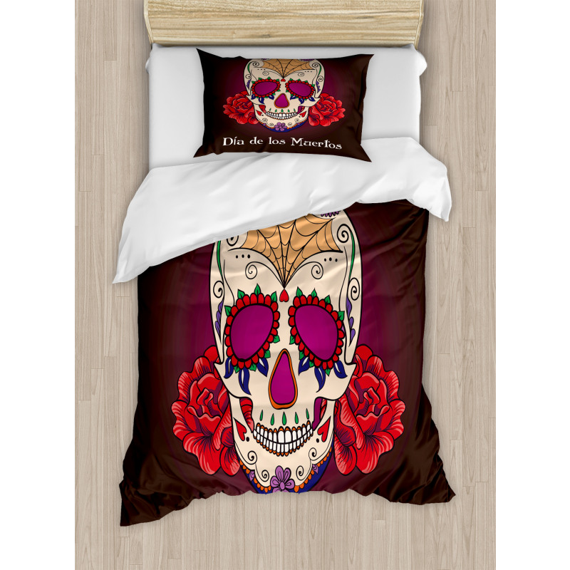 Dia de Los Muertos Duvet Cover Set