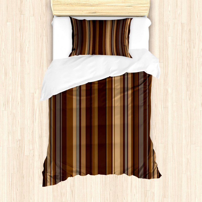 Shades of Earthen Tones Duvet Cover Set