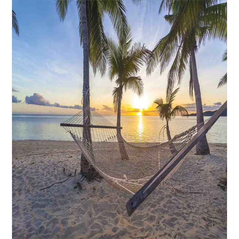 Paradise Beach Palms Duvet Cover Set