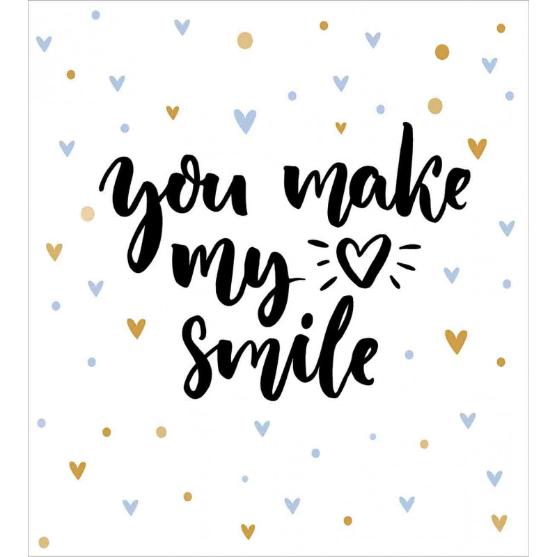 You Make My Heart Smile Duvet Cover Set