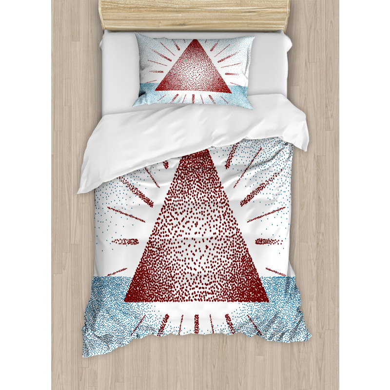 Dots Retro Pyramid Duvet Cover Set