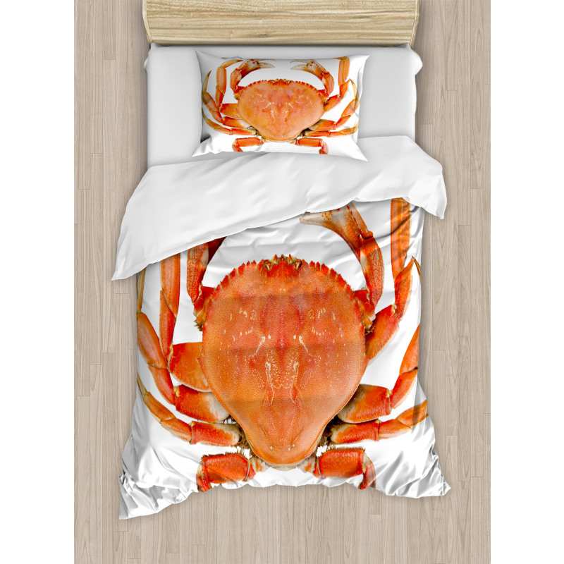 Cooked Dungeness Crab Duvet Cover Set