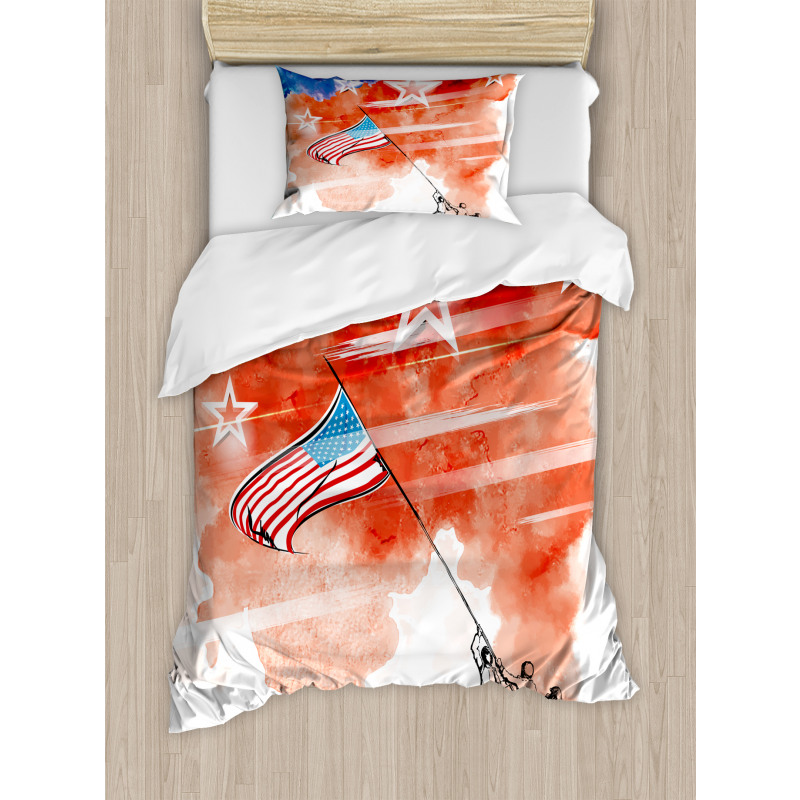 Watercolor Historic Duvet Cover Set