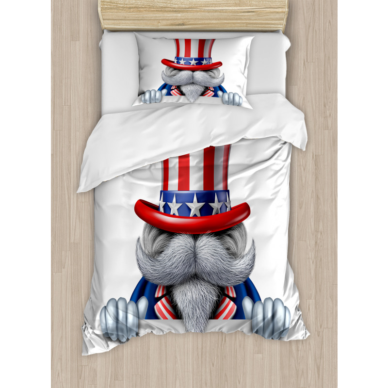 Uncle Sam Hat Duvet Cover Set