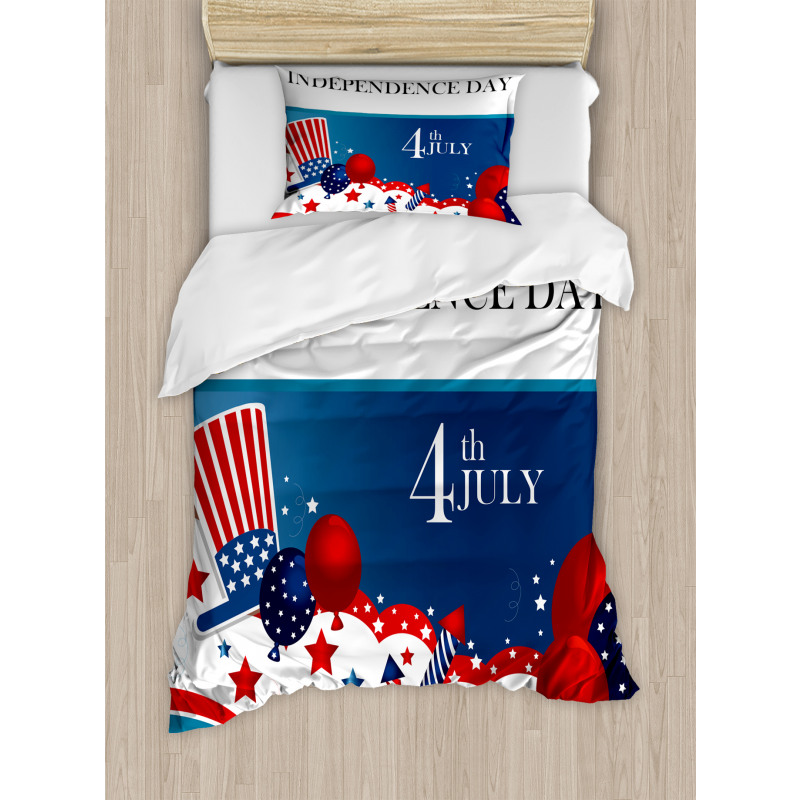 Cartoon Fireworks Duvet Cover Set