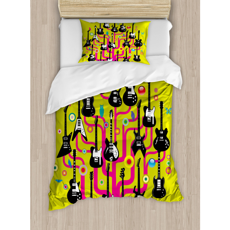 Guitars for Rock Stars Duvet Cover Set