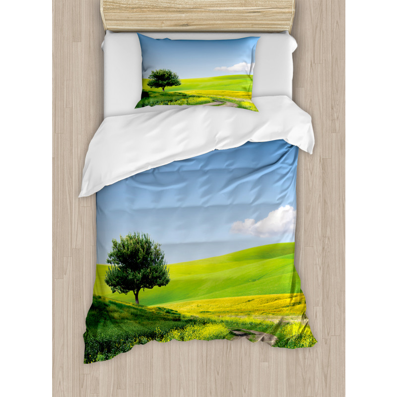 Rural Country Scenery Duvet Cover Set