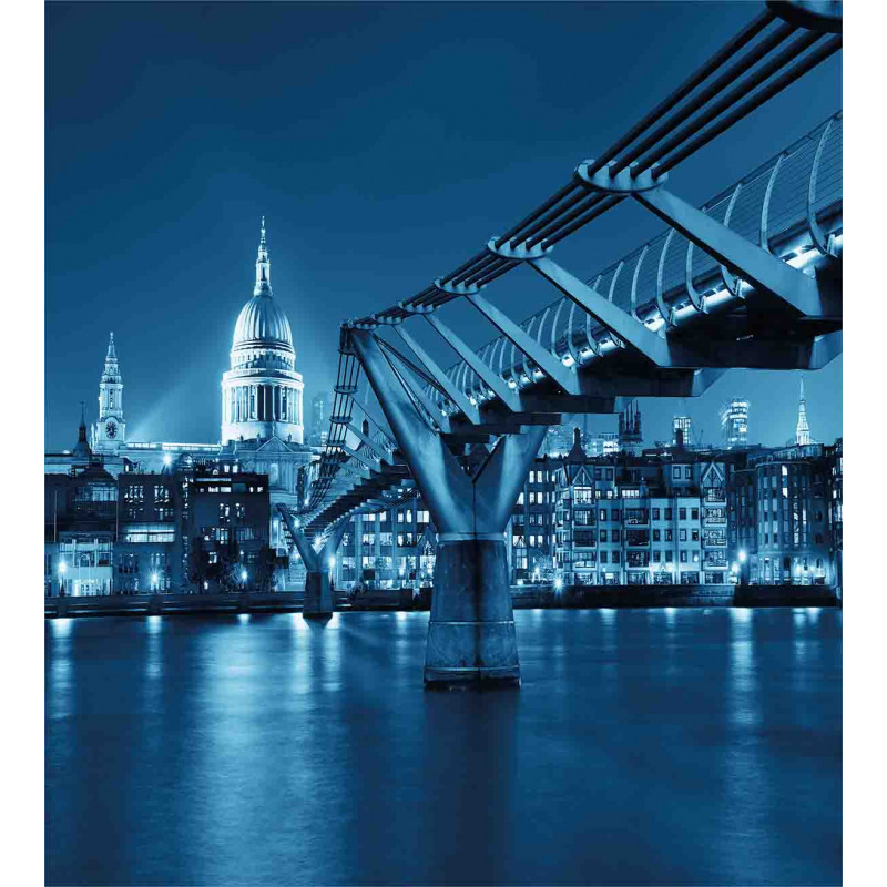 Night London Monument Duvet Cover Set