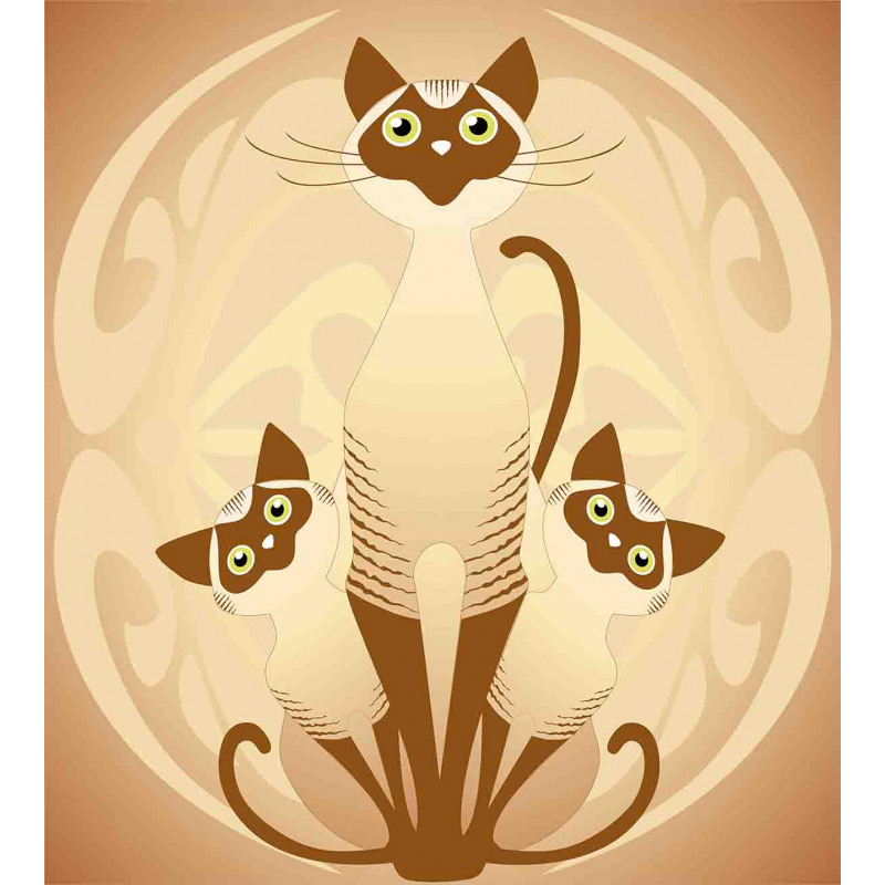 3 Siamese Cats Duvet Cover Set