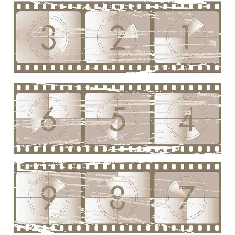 Numbers on a Film Strip Duvet Cover Set