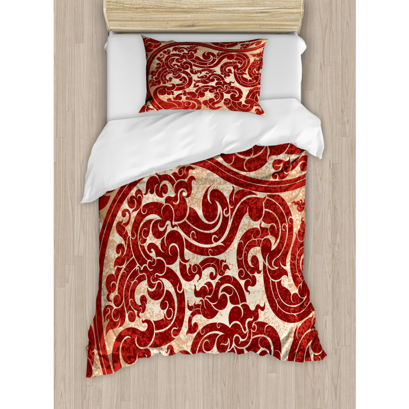 Vector Thai Culture Duvet Cover Set