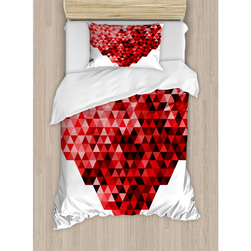 Future Modern Heart Duvet Cover Set