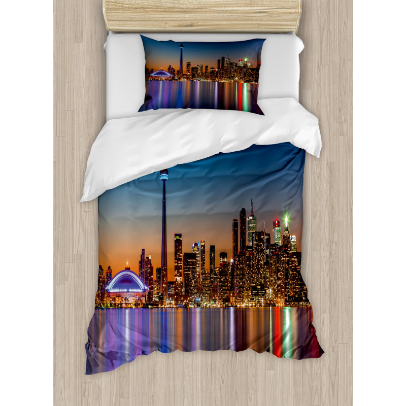 Toronto Urban City Duvet Cover Set