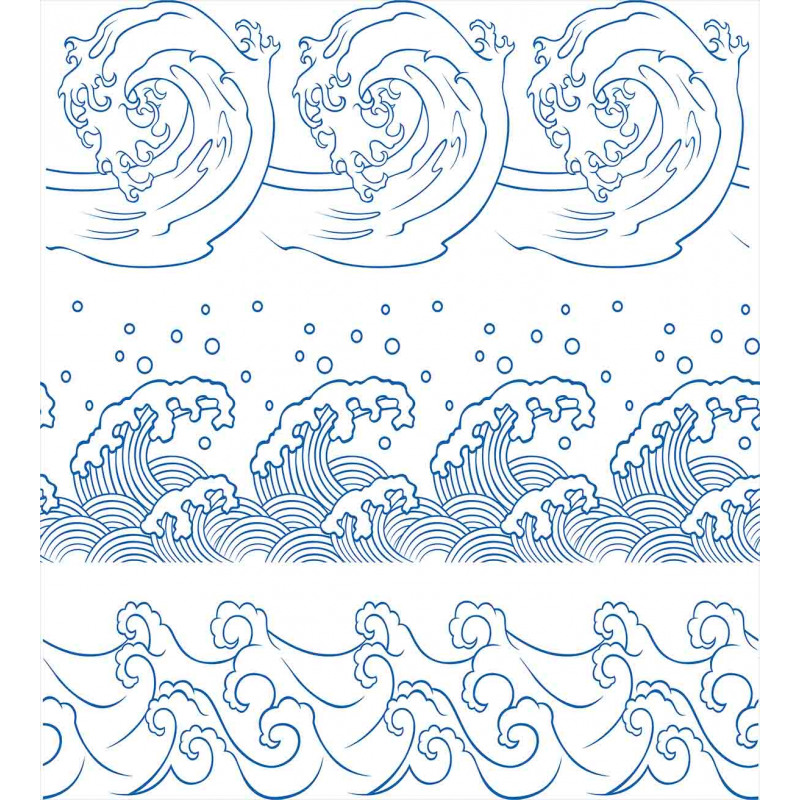 Japanese Kanagawa Wave Duvet Cover Set