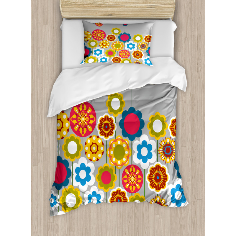 Modern Colorful Summer Duvet Cover Set