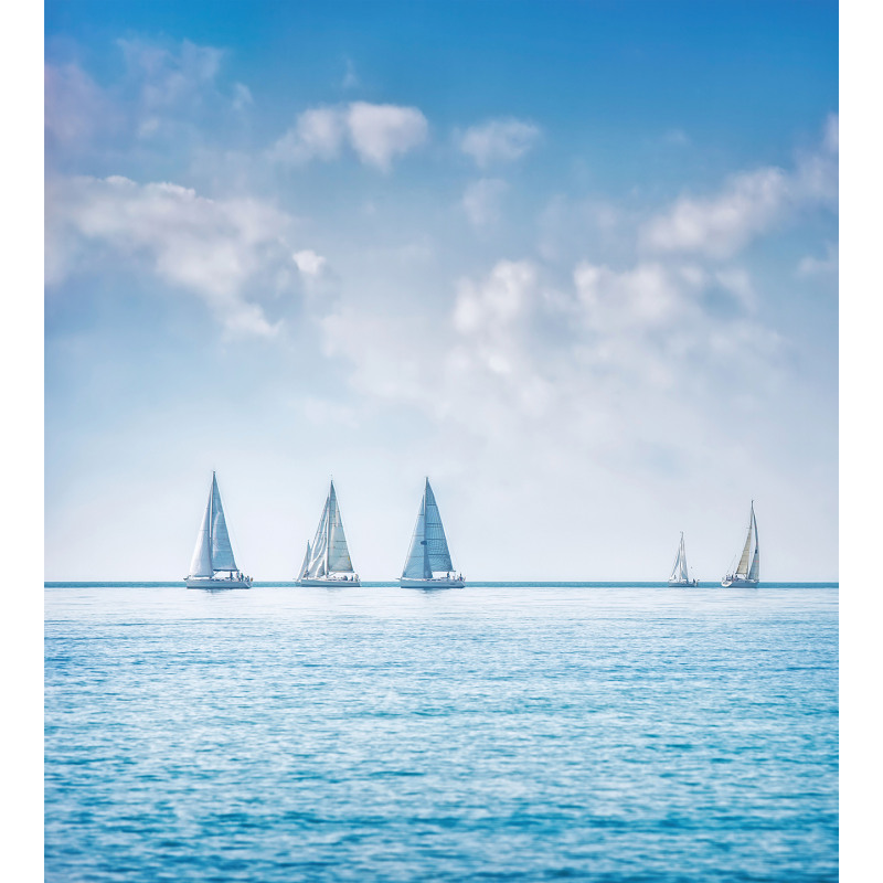 Sail Boats Regatta Race Duvet Cover Set