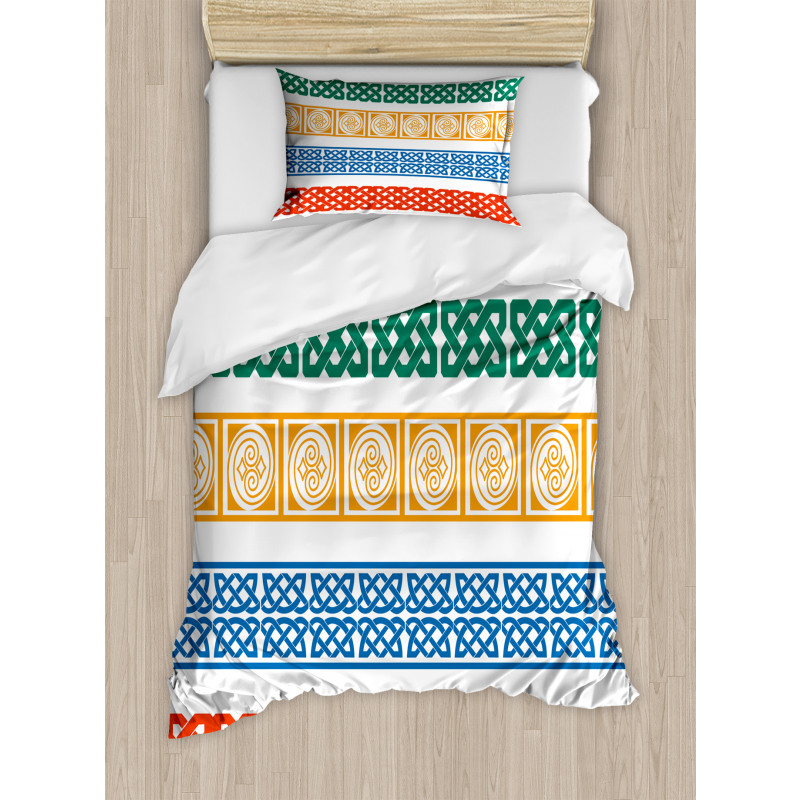 Coloful Greek Tiles Duvet Cover Set