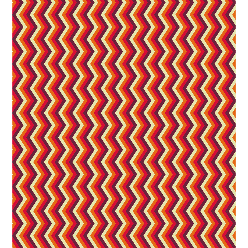 Zig Zag Chevron Stripes Duvet Cover Set